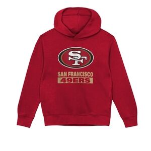Youth NFL San Francisco 49ers Hoodie, Size M 10/12, NWT